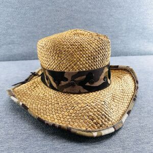 BULLHIDE -  Camouflage Large Whitetail Hunter Tan Straw Hat   H5